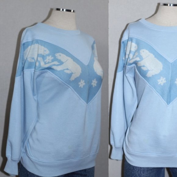 Fashion Force Icy Blue Polar Bear Sweater - Picture 11 of 11